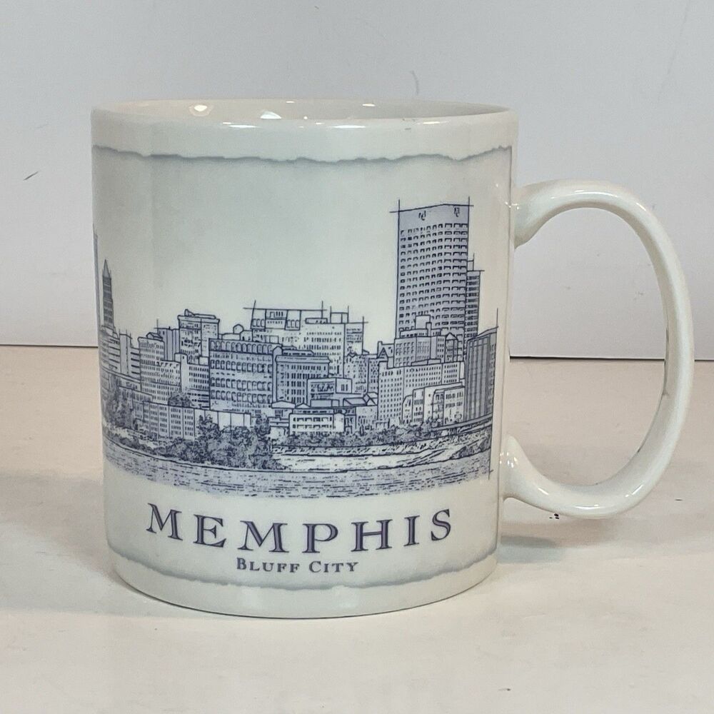 Starbucks Memphis Bluff City Mug 18 Oz Collector 2007